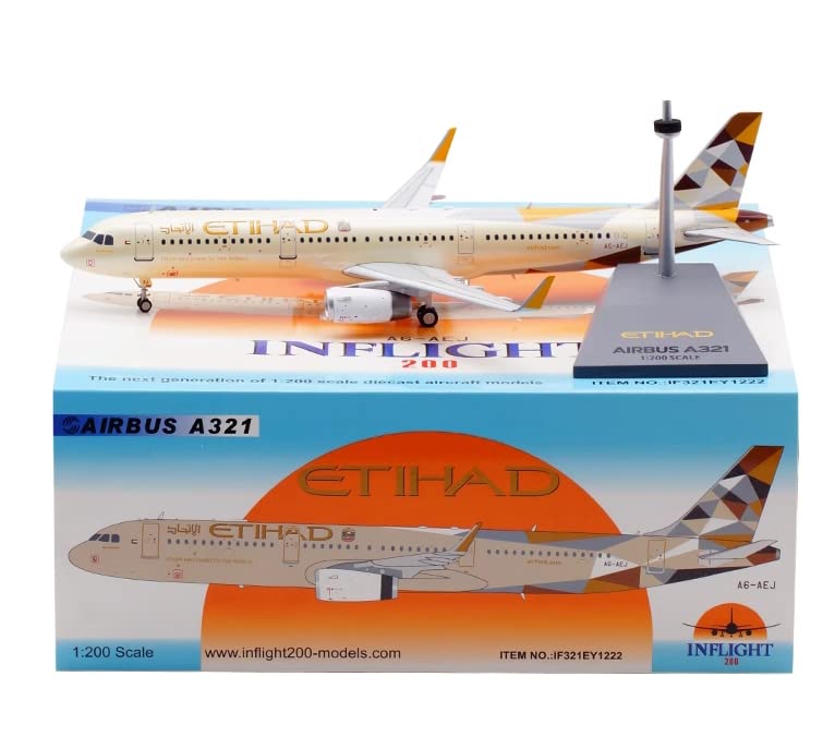 エティハド航空 A321 A6-AEJ 1/200 お取り寄せ商品】1/200 A321 エティハド航空 A6